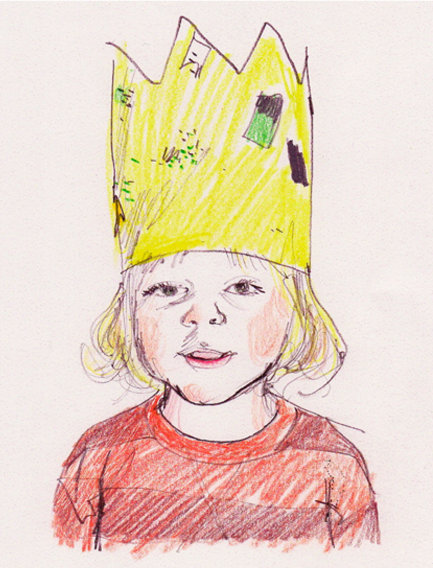 Liam Wales &mdash; Commissioned children's portrait in coloured pencil